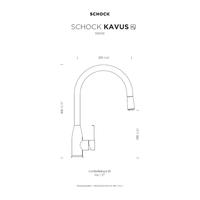 Kuhinjska armatura Schock KAVUS 559120 Copper