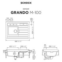 Pomivalno korito SCHOCK Grando M-100 Polaris