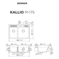 Pomivalno korito SCHOCK Kallio M-175 Twilight