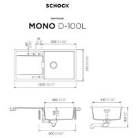 Pomivalno korito SCHOCK Mono D-100L FB magma