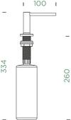 Dozirnik za milo SCHOCK SAMO L 629174 EDM