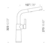 Kuhinjska armatura Schock SC-540 557120 Silverstone