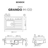 Pomivalno korito SCHOCK Grando M-100 Polaris